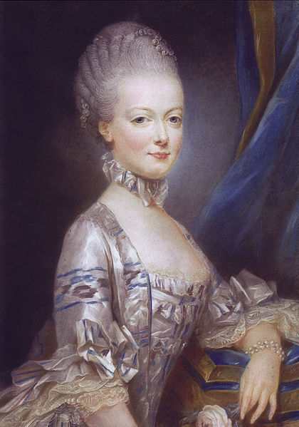 Marie Antoinette Queen COnsort of France 1769 by Joseph Ducreux (1735-1802) Versailles
